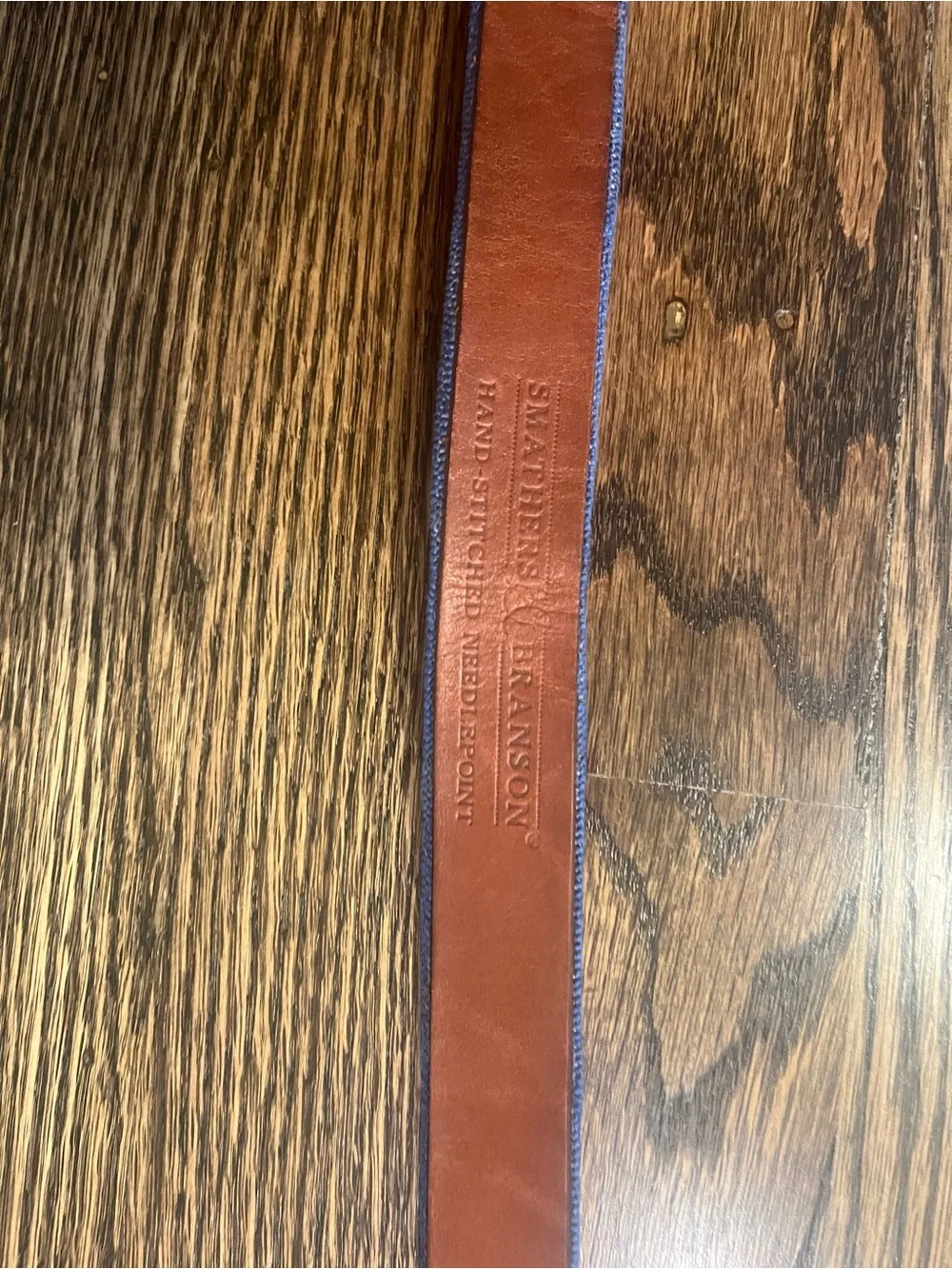 Smathers and Branson Youth Zoo Animal Needlepoint Belt
